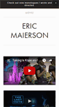 Mobile Screenshot of ericmaierson.com