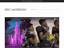 Tablet Screenshot of ericmaierson.com